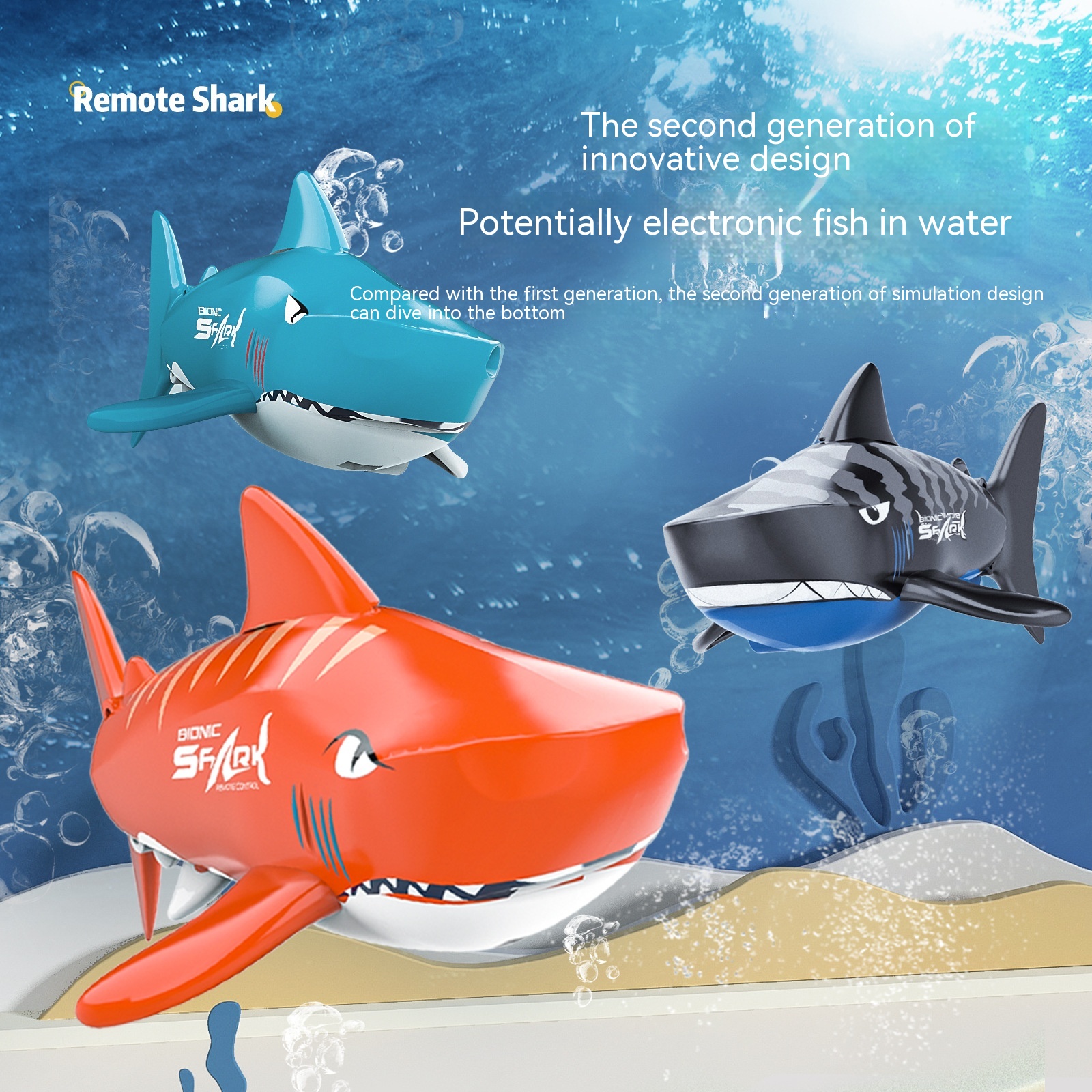 Title 1, Diving Infrared Control Mini Electric Shark