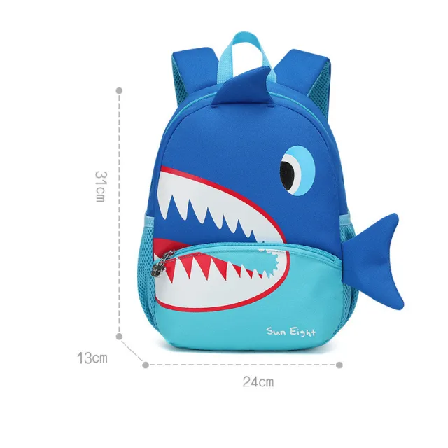Kindergarten School Bag Cartoon Pattern Blue - Shop at LoveMi