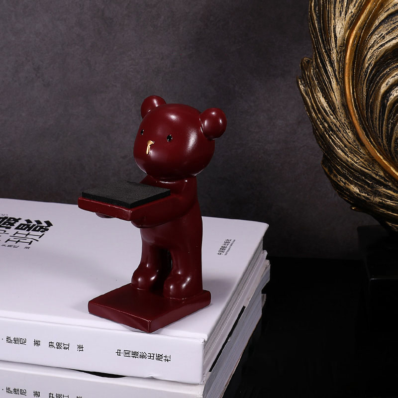 Creative Cat Watch Table Cute Bear Display Stand - Image 13