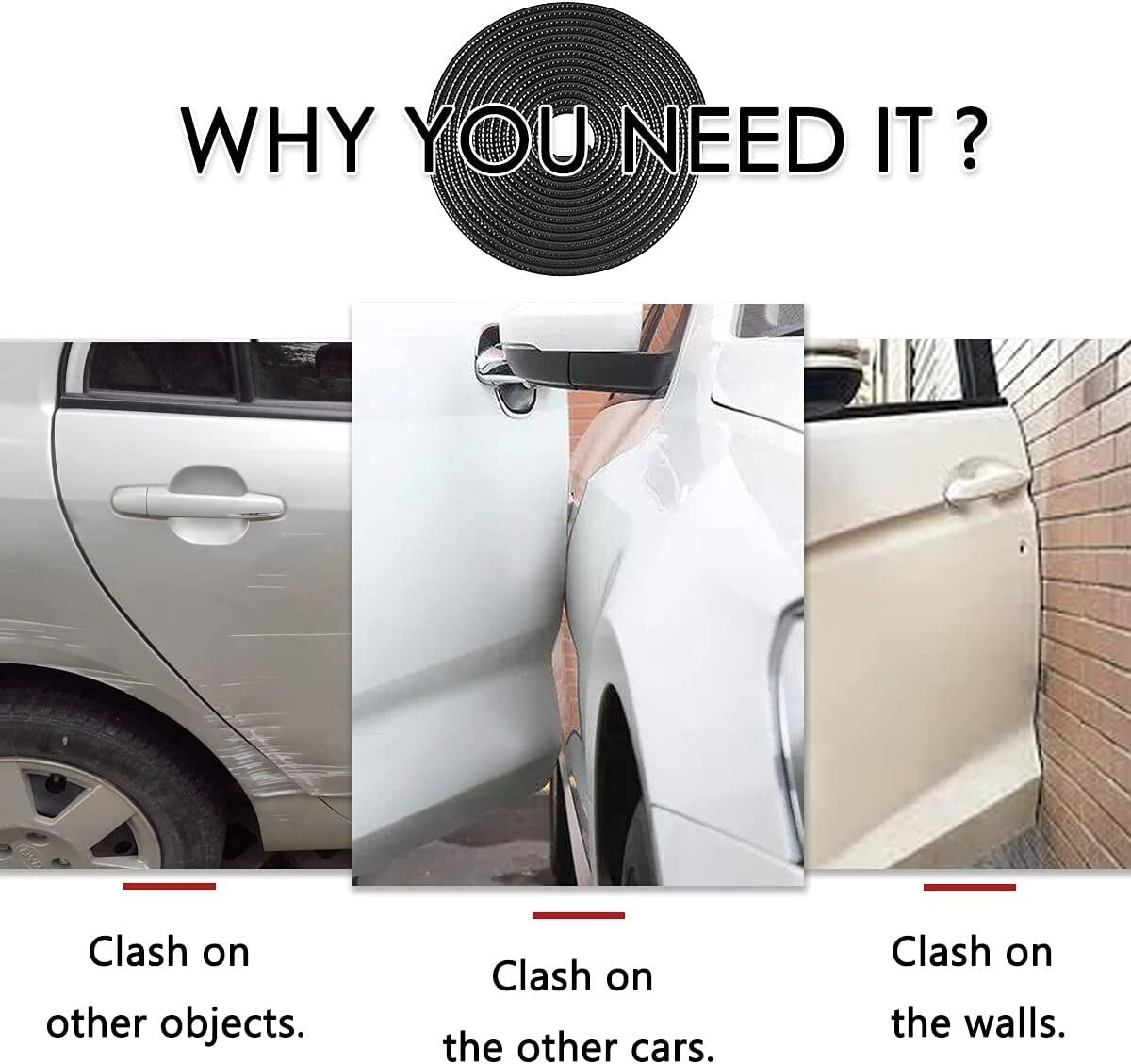 10M Car Door Boot Edge Protector Strip Trim U Shape Guard Seal Rubber BLACK UK