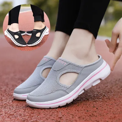 Mesh Shoes Summer Sports Slippers Women Men Casual Slip On Loafers Lovers