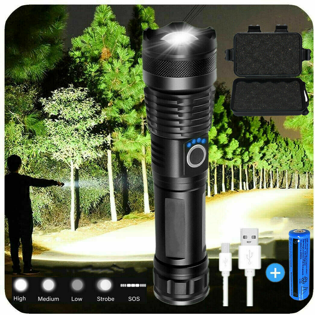 Tactical Flashlight Police Multi-mode Handheld Flashlamp Torch Waterproof Lamp — image 6