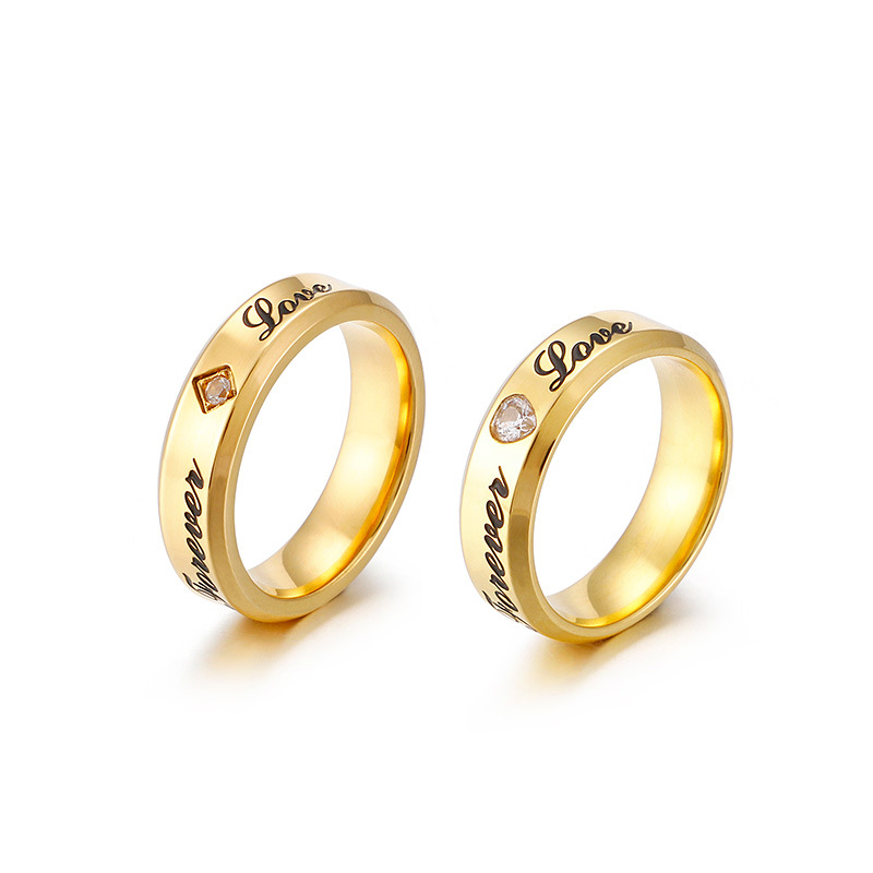 English Forever Love Forever Love  Haoshi Couple Ring