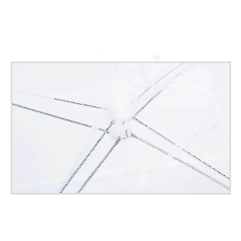 White Large Rectangular Dish Cover With Removable And Washable Mesh – image 4