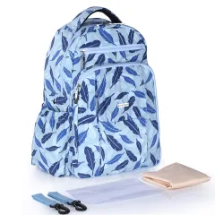Multifunctional Large-capacity Waterproof Shoulder Bag - Blue - View 1