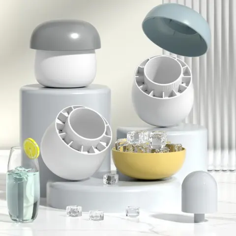 Ice Block Mold Silicone Mushroom Ice Cup Frozen Refrigerator