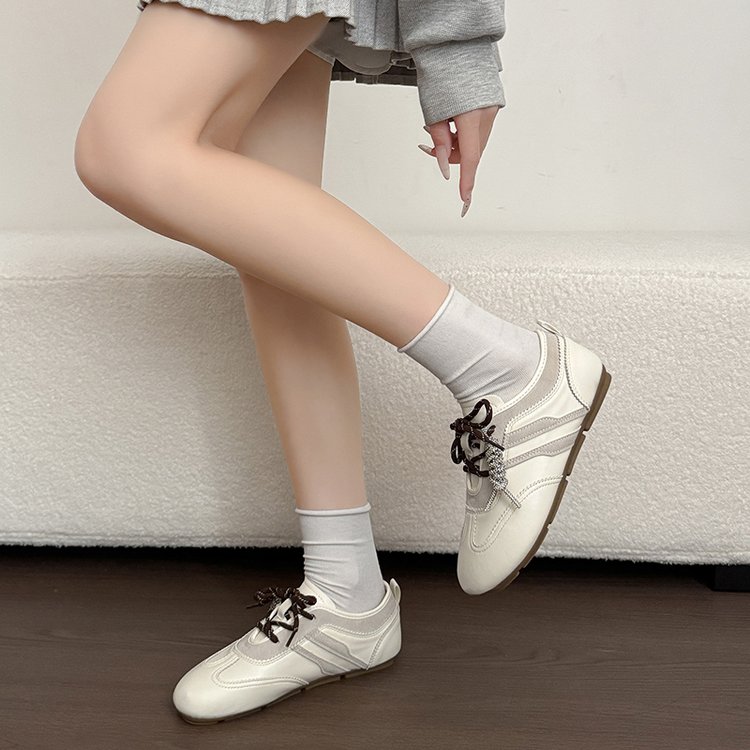 New Women Retro Piano Note Trainers, Thin Sole Casual Sneakers