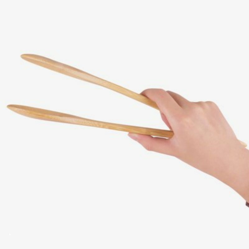 Title 6, Lengthened Wood 30CM Kitchen Bamboo Food Clip