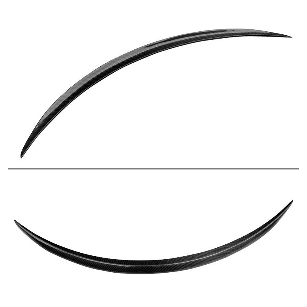 Fits 17-22 B ENZ C-Class W205 Coupe C205 Trunk Spoiler C63 Style Carbon Fiber — foto 3