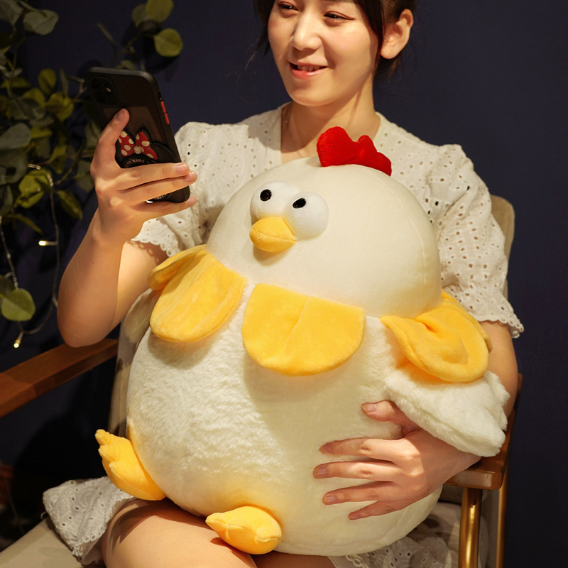 Little Yellow Chicken Doll Children Bed Sleeping Pillow