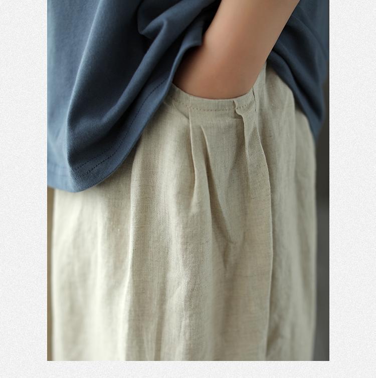 Women's Loose Summer Cropped Trousers