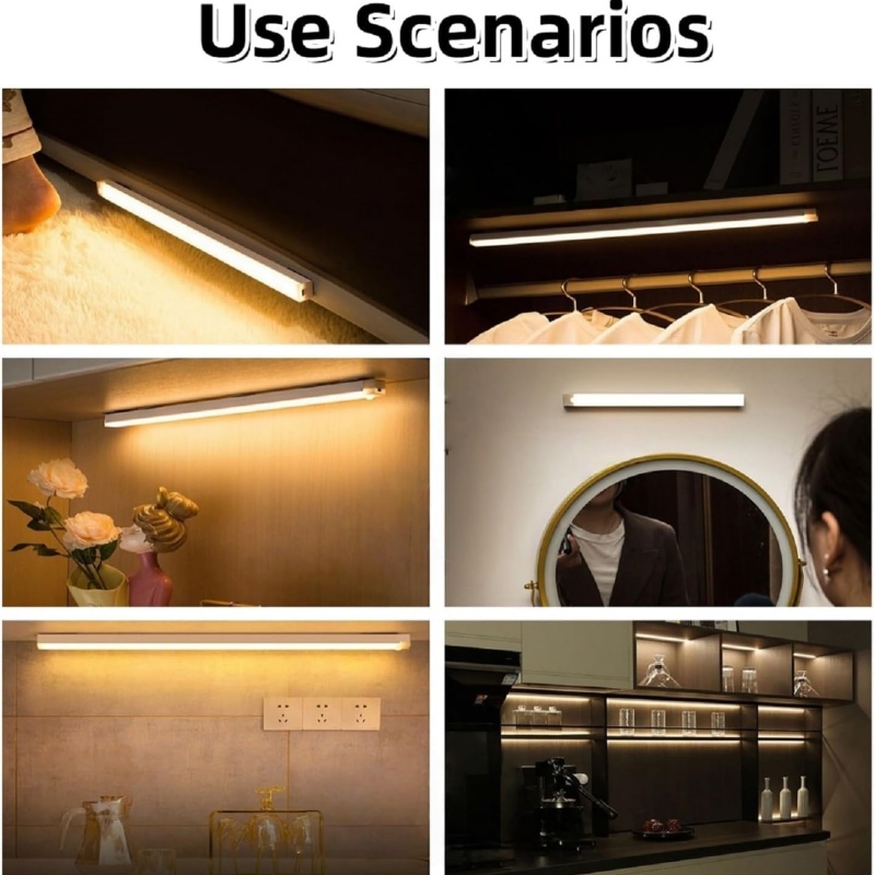 Motion Sensor LED Light, Rechargeable, Easy Magnetic Installation For Indoor Use — image 9