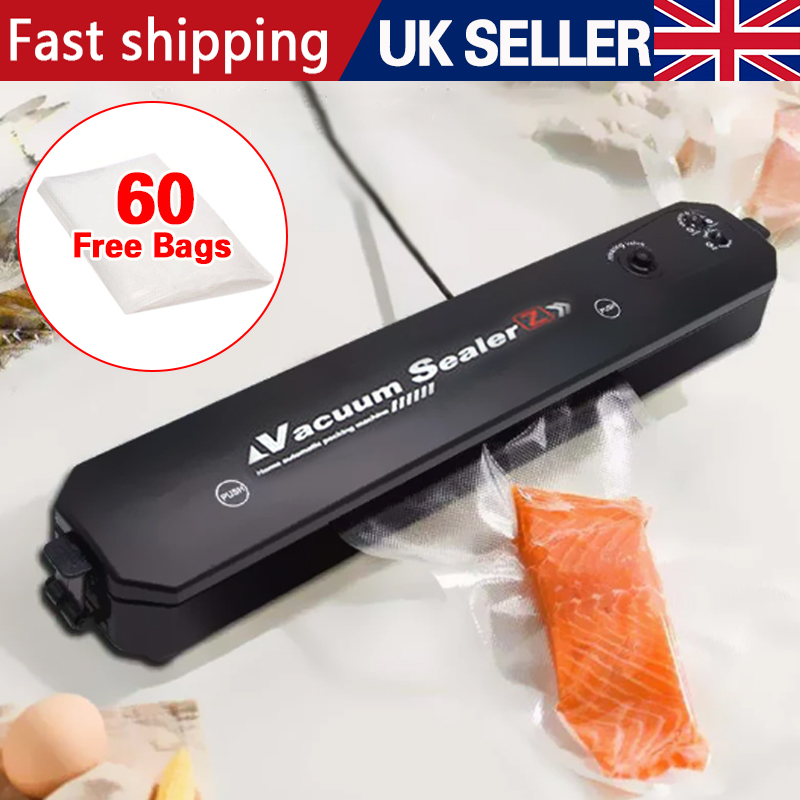 Vacuum Food Sealer Automatic Manual Sealer Dry Wet Pack Machine With 60 Bags UK — foto 2