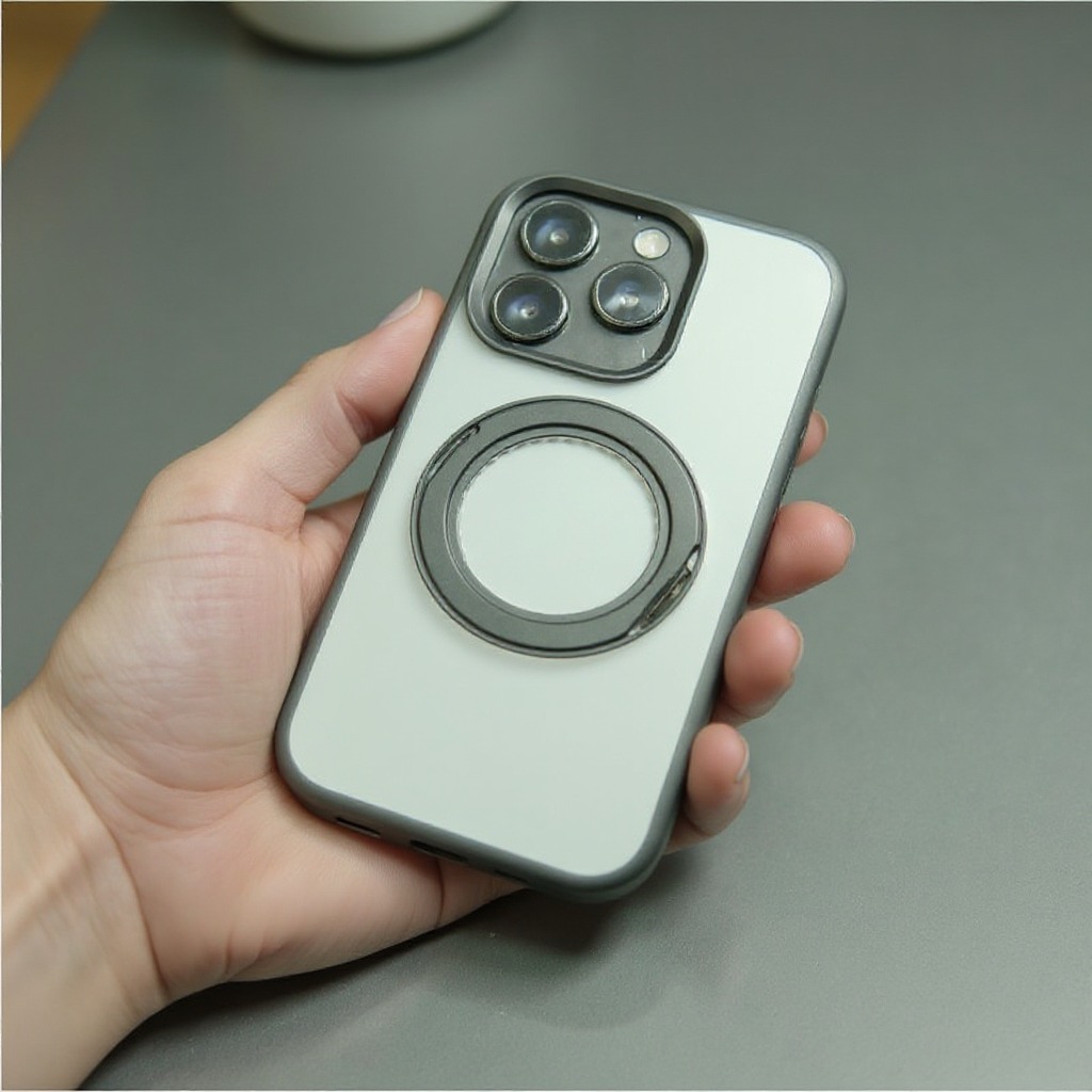 360degree  Rotating Stand  Case, Suitable For  Magnetic Anti Drop  Adjustable Horizontal And Vertical Screens, Essential For Office Workers And Drama Fans — foto 4