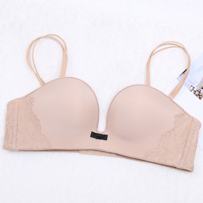 Title 7, Gathered underwireless bra underwear