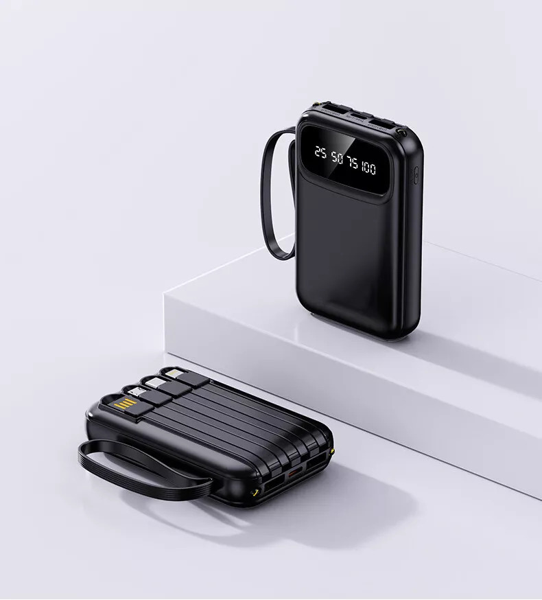 3o000mAh Power Bank, Fast USB Charger, External Battery For Mobile Phones DE