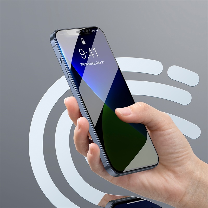 0.3mm Full Glass Privacy Tempered Film For IP 5.4 Inch Two Pieces — foto 3