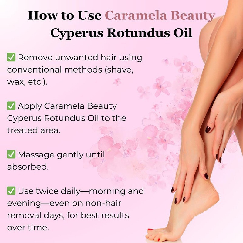 Best-selling Hair& BodyOil 60ml Natural Cyperus Rotundus Essential Oil For Unwanted Hair Care — foto 7