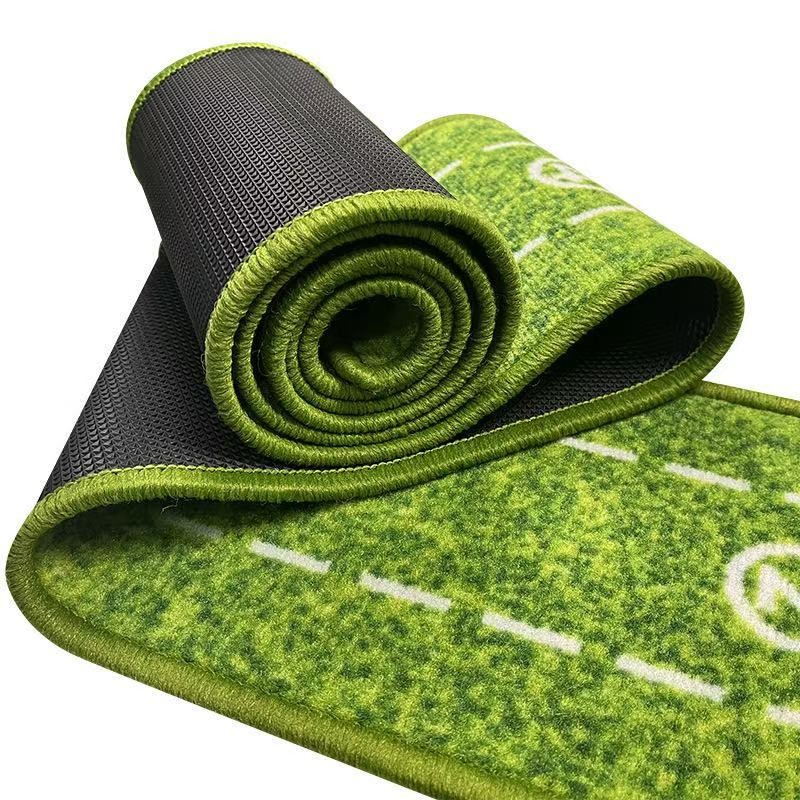 Golf Putting Mat Putting Green Practice Training Aid Auto Ball Return One Hole - Image 10
