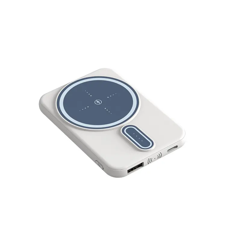 Magnetic Suction Charging Bank Wireless Mobile Power