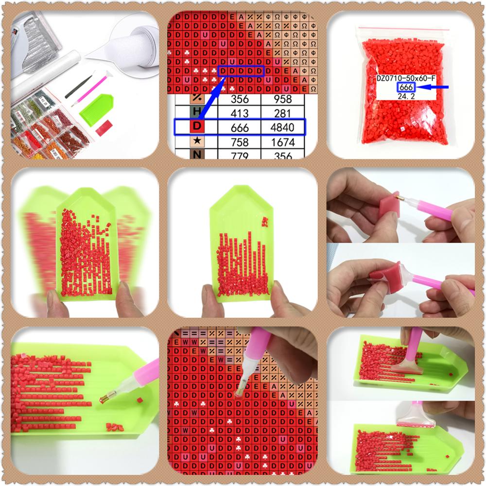 Living Room Decoration Painting Round Square Diamond