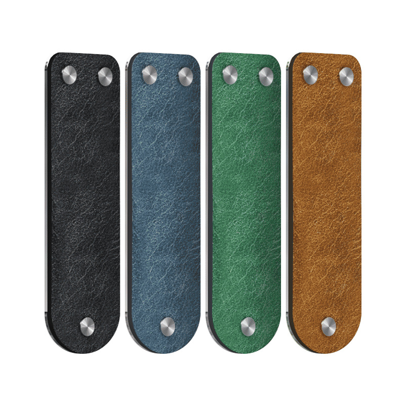 Multifunctional Leather Mobile Phone Ring Bracket Car - Image 2