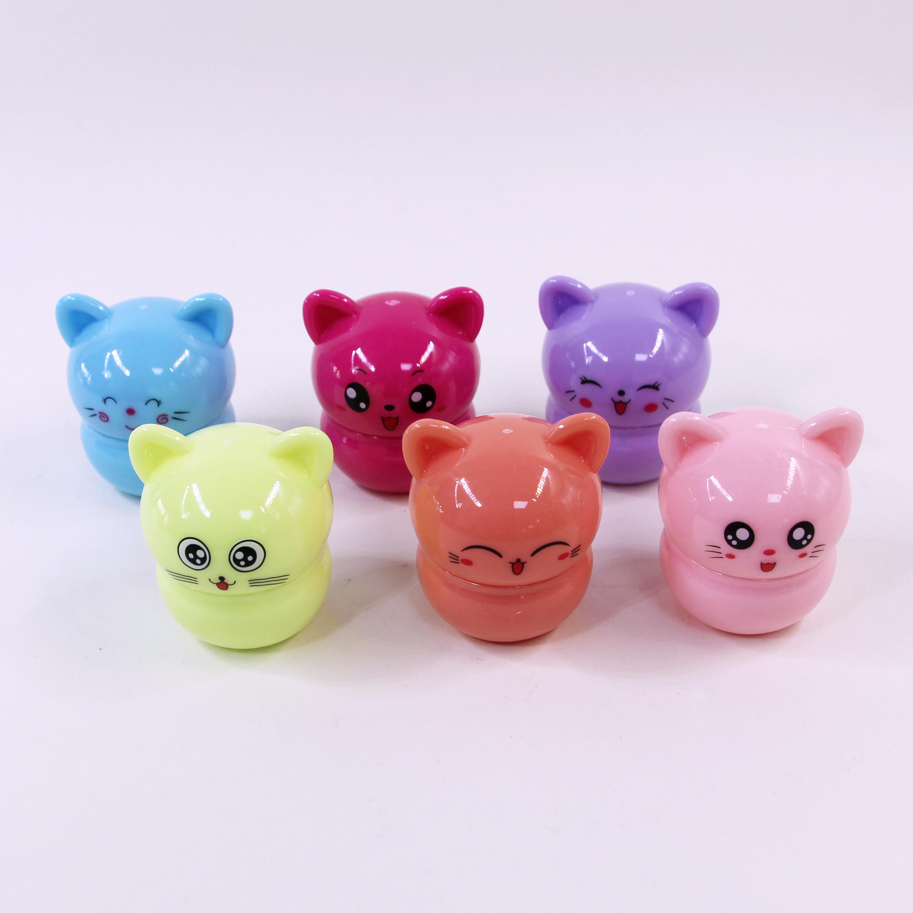 12 Fun And Colorful Design Daily Use Colorful Kitten Travel Size Lip Balm,Self-pickup Only — view 4