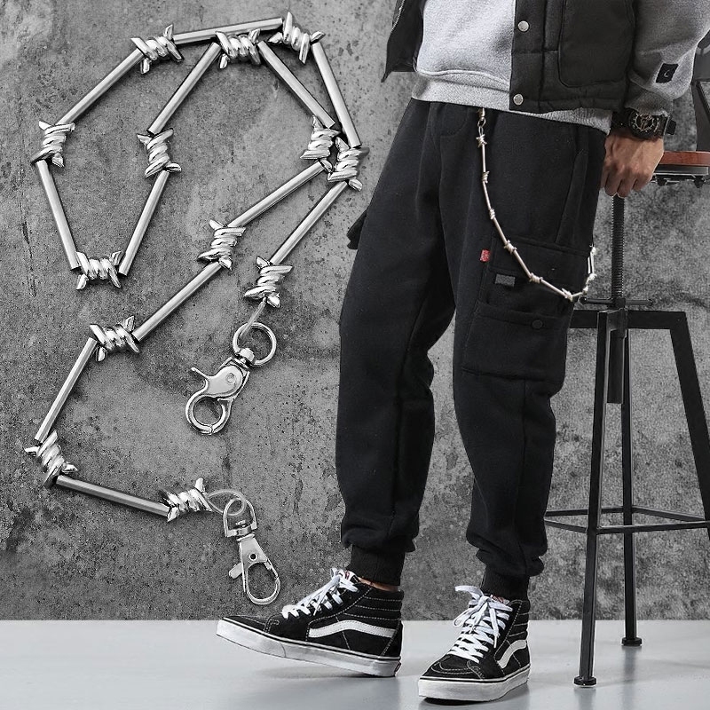 Title 5, Thorn Double Buckle Chain Alloy Waist Chain