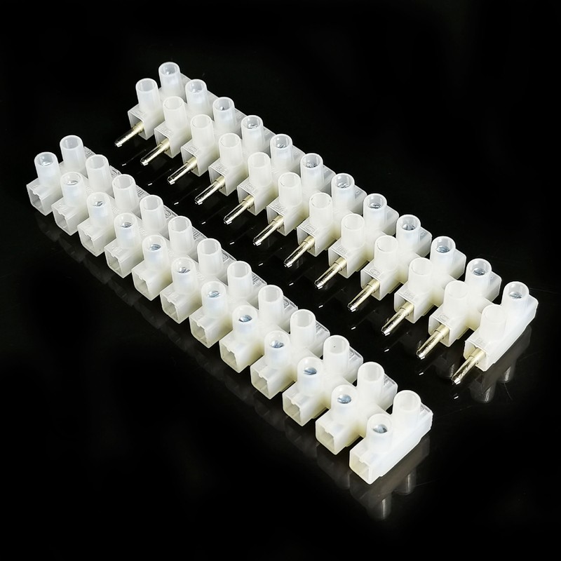 4X 6A 12 Way Block Plug In Terminal Strips Connector Blocks Male & Female 6amp