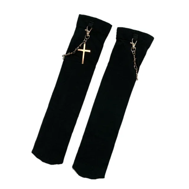 Women's Cross Pendant Chain Hose Black - Shop at LoveMi