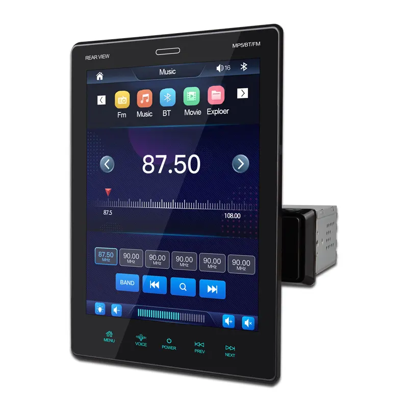 Vertical Screen Car 9.5 Inch Car Bluetooth Mp5 Player