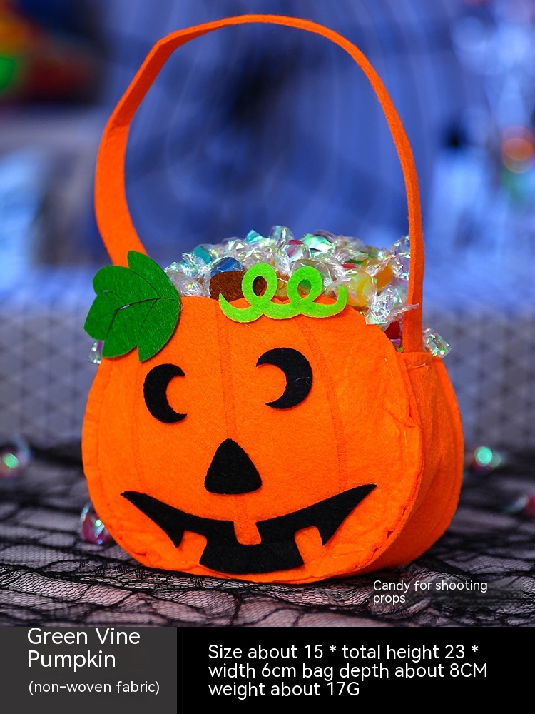 Pumpkin Bag Green Vine