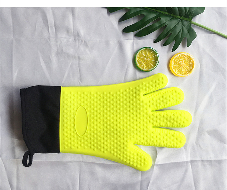 Title 4, Silicone Gloves Kitchen Baking Insulation Five ...