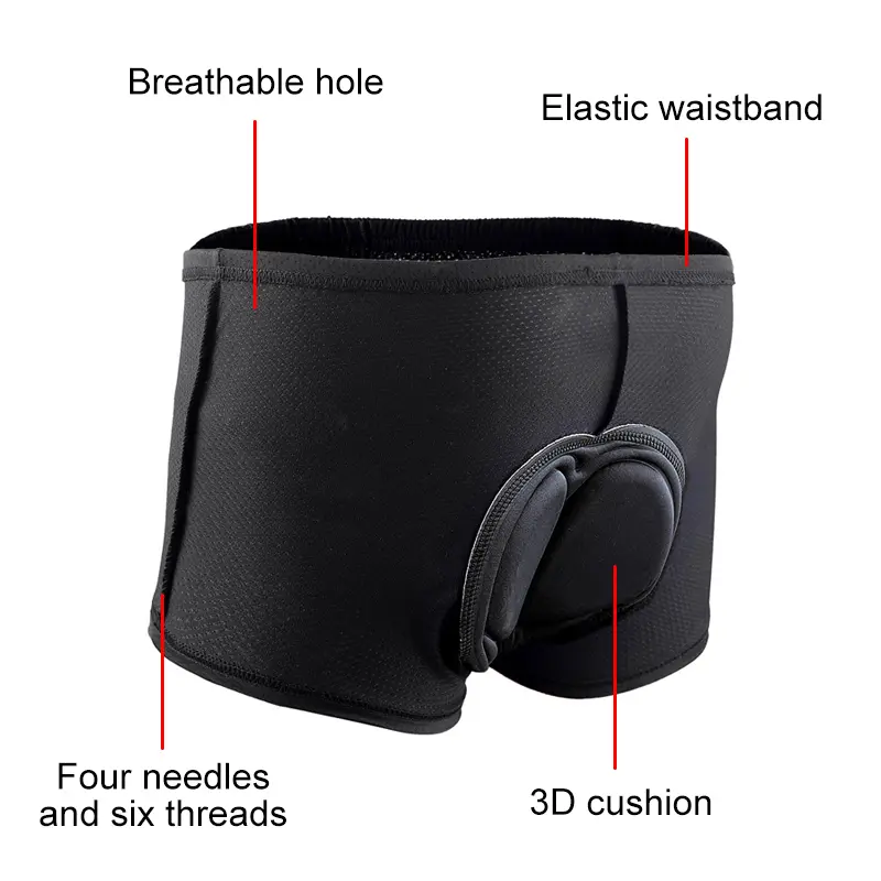 Silicone Padded Comfortable Shorts Men's And Women's Cycling Equipment