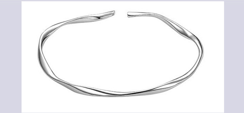 Title 3, Sterling Silver Mobius Ring Bracelet Fashionabl...