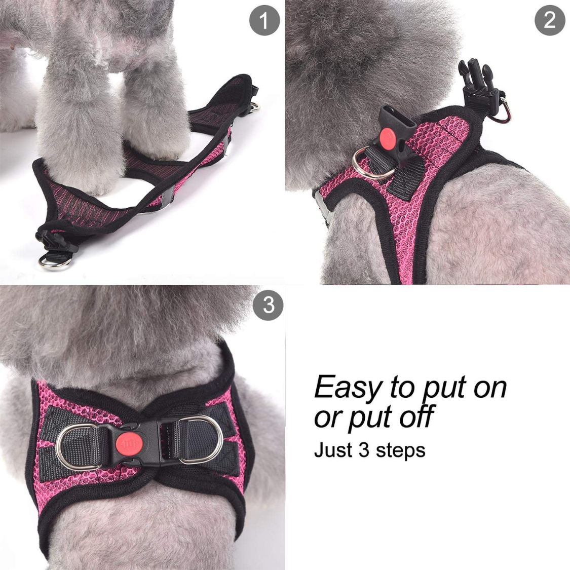 Breathable Puppy Cat Dog Vest Harnesses For Small Medium Dogs — foto 5