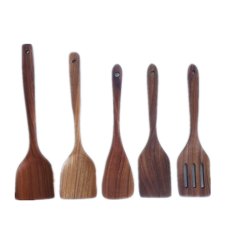 BEYONDARY Stylish & Functional: Modern Pan & Classic Wooden Spoon