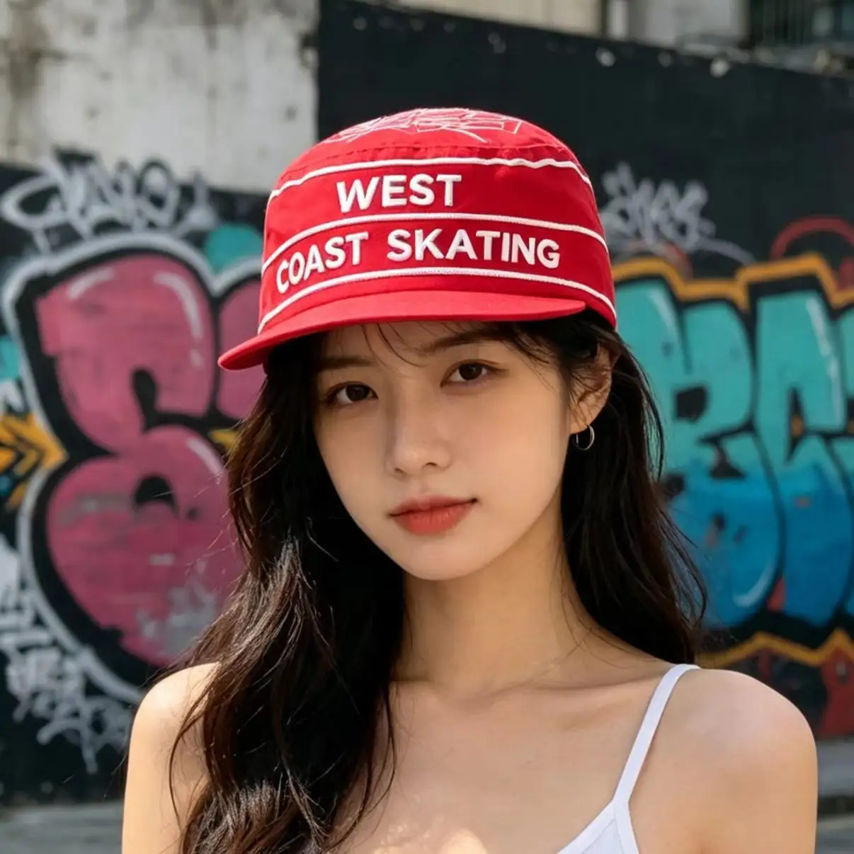 Street Hip-hop Style Letter Embroidery Flat Cap