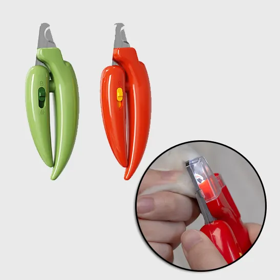 New LED Blood Line Pet Nail Clippers