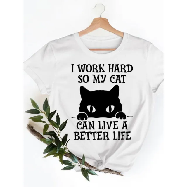 Clothing Cat Funny Animal Sweet 90s Summer Spring Short S Lee Sn29152 - Shop at LoveMi