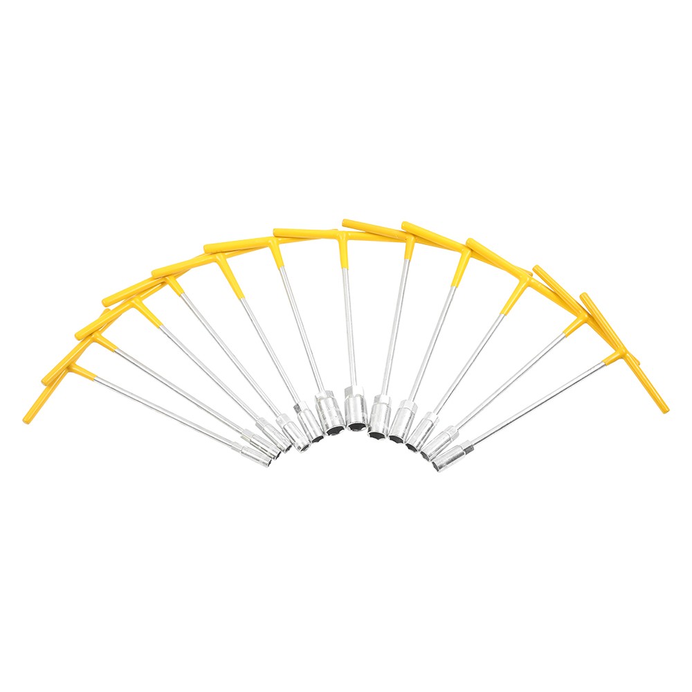 12 TEE HANDLE SOCKET WRENCH T BAR TYPE DEEP LONG REACH 8-19MM SPANNER NUT DRIVER