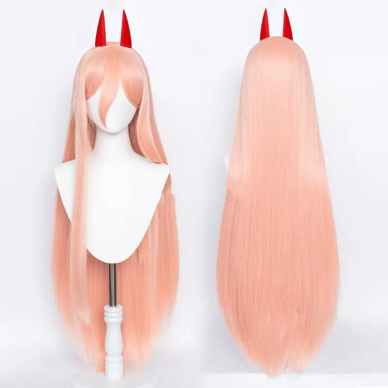 Chainsaw Man Pawa Dali Milk Orange Fruit Powder Wig