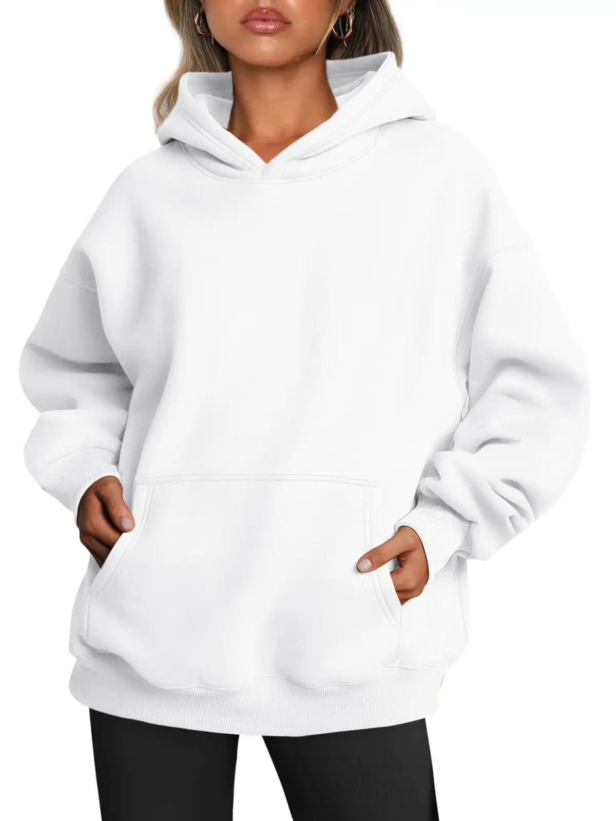 Women's Oversized Hoodies Fleece Loose Sweatshirts with Pocket Long Sleeve