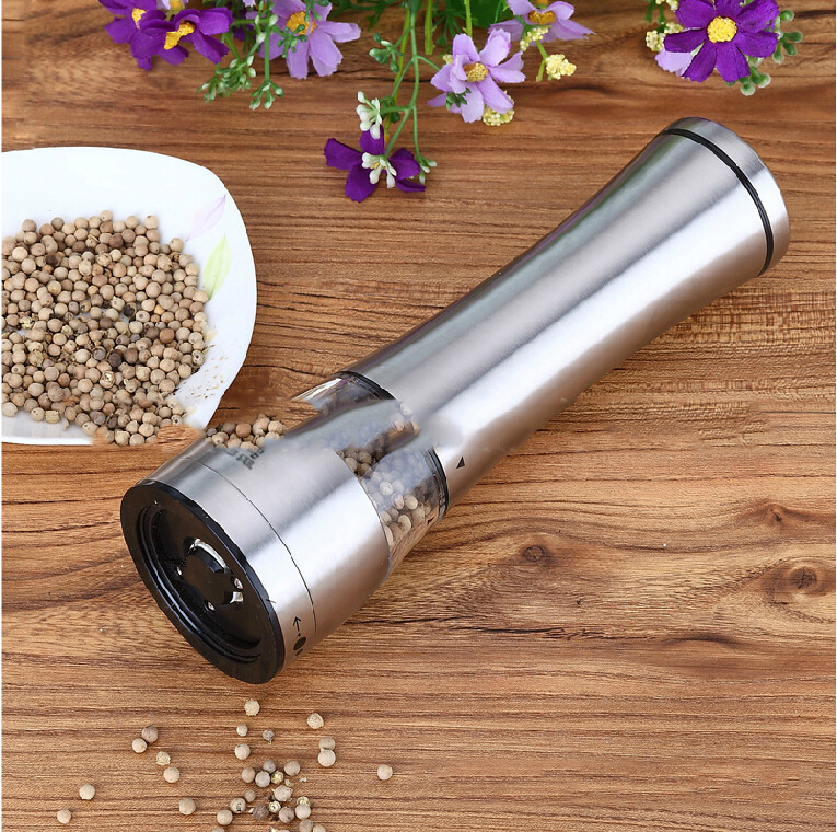 Title 1, New Upgraded Version Of Pepper Mill Stainless S...