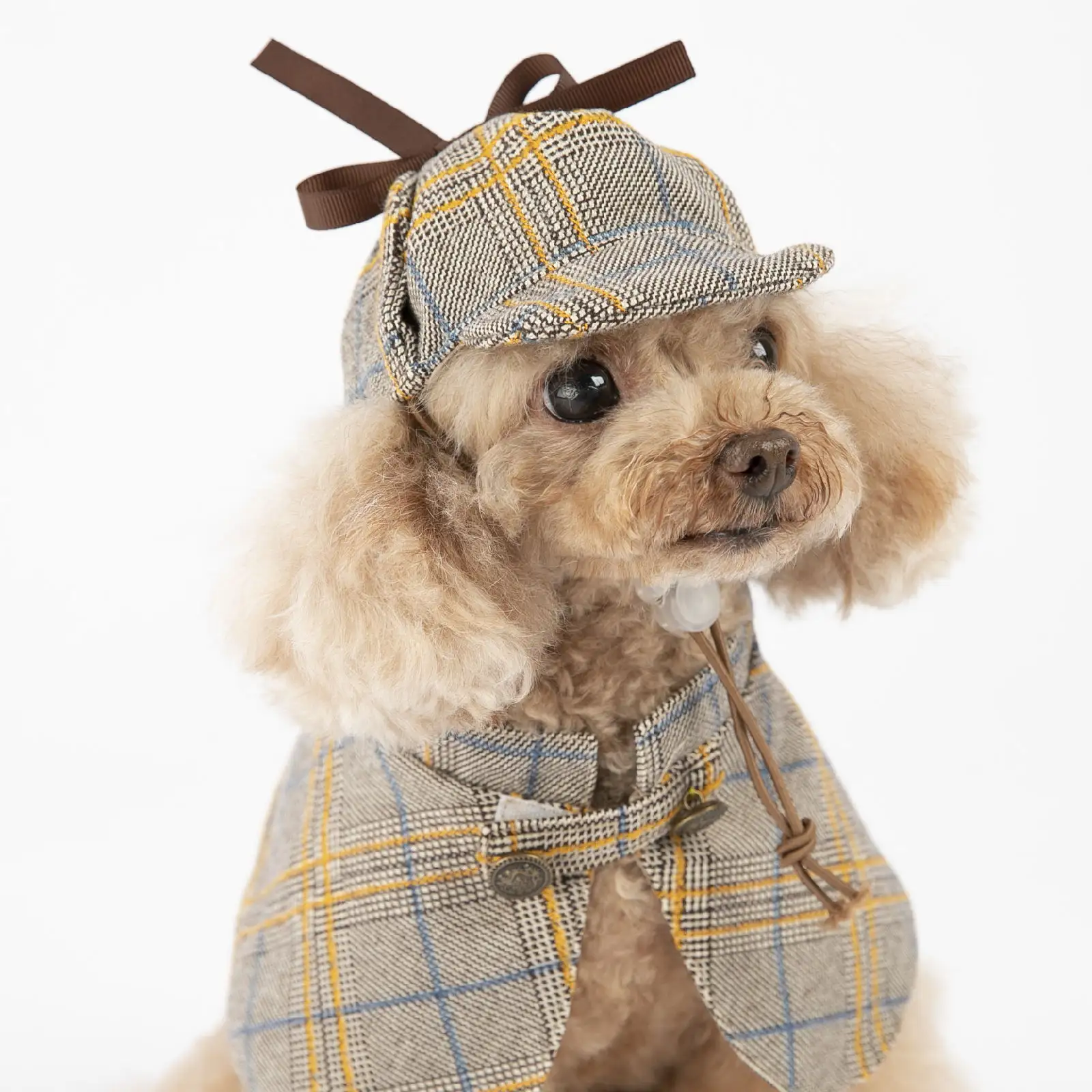 Detective Outfit Cute Personality Cloak Pet Dog
