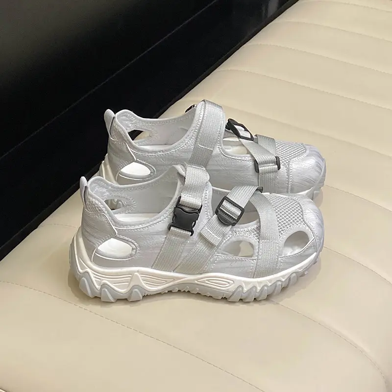 Women Breathable Mesh Sport Platform Sandals Matching Casual Daily