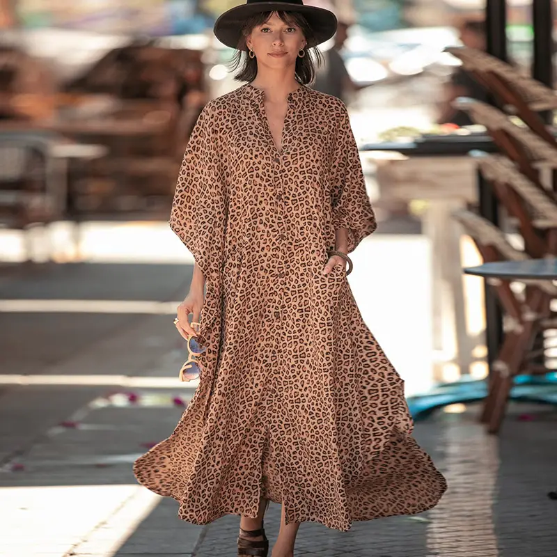 Striped Robe Sun Protection Clothing Beach