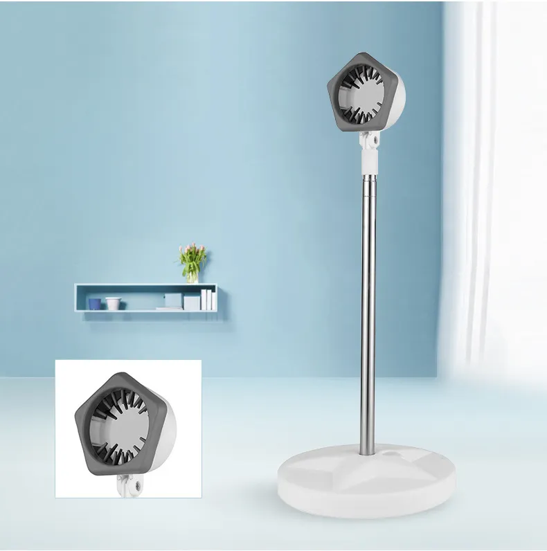 Hair Dryer Mobile Phone Fixed Pet Vertical Hair Dryer Lazy Stand Floor Hair Dryer Stand Adjustable Tray For Dog Cat Grooming - White