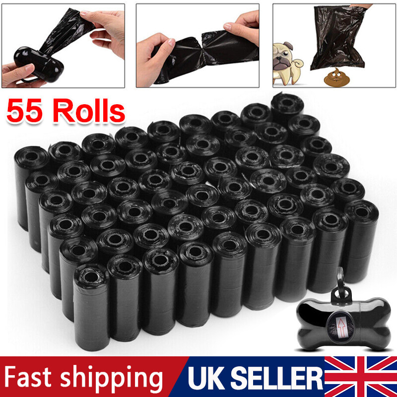 1100 Dog Poop Bags Large Doggy Biodegradable Pet Poo Waste Bags Heavy Duty Bag