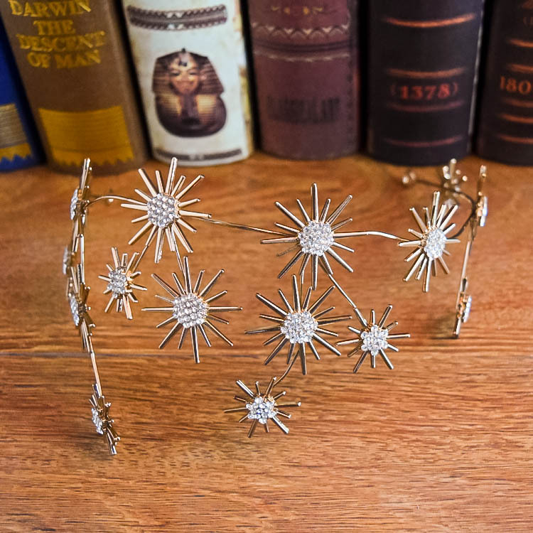 Korean Bridal Headdress With Golden Star Shape